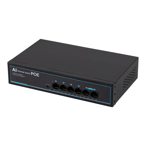 AT-NS-4P2-60 (3B) РoЕ коммутатор на 6 портов неуправляемый